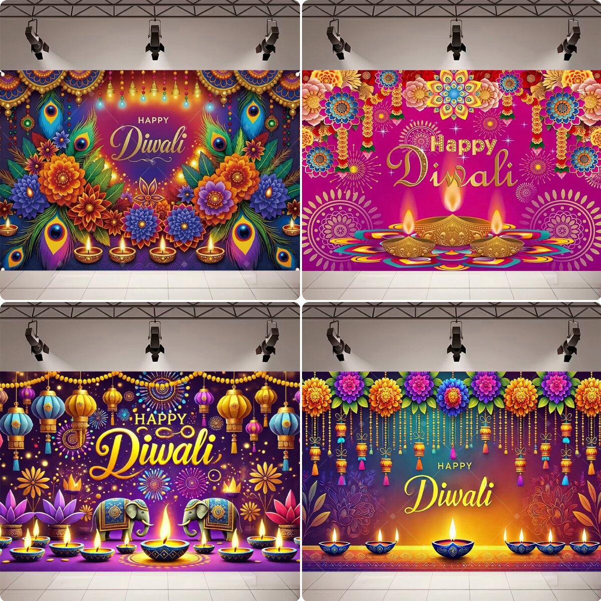 Home Decor Indonesia - Dekorasi Pesta Diwali, Latar Belakang Fotografi,