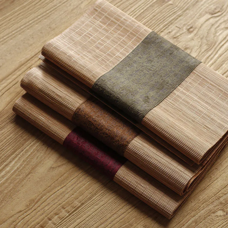 Linen Table Runner - Alas Teh dari Kain Bambu, Taplak