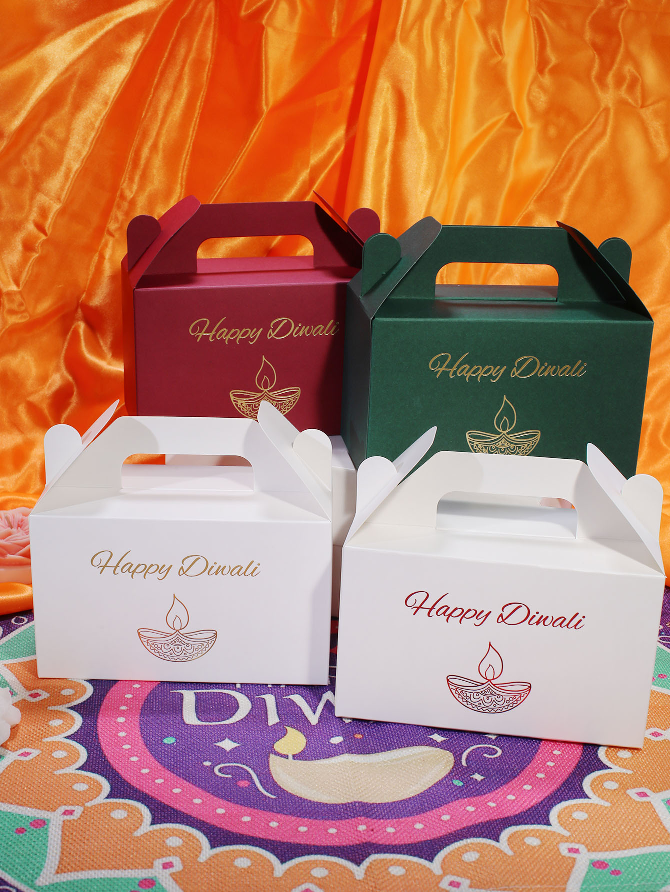 Home Decor Indonesia - Kotak Hadiah Pesta Diwali, Kotak Hadiah