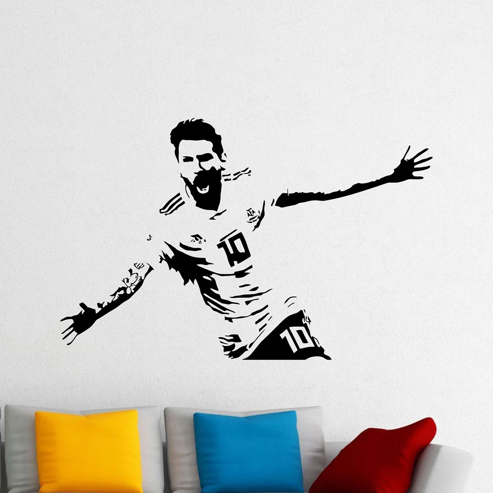 Home Decor Indonesia - Messi stiker dinding stiker vinil Dekor