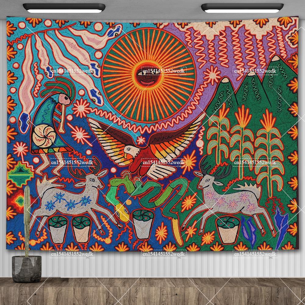 Home Decor Indonesia - Meksiko Mayan Tribal seni permadani dinding