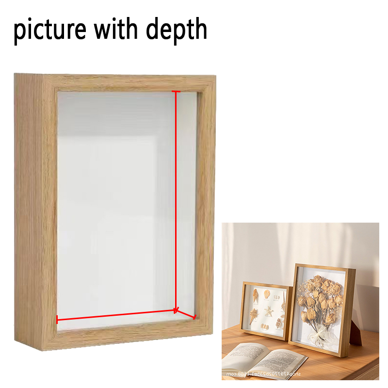 Bamboo Photo Frame - Bingkai Foto Kayu 3D Kedalaman 3cm