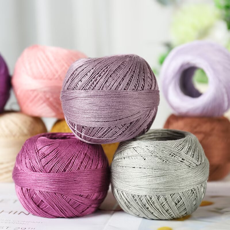 Linen Table Runner - Tidak. 7 Benang Rajut, Benang Rajut