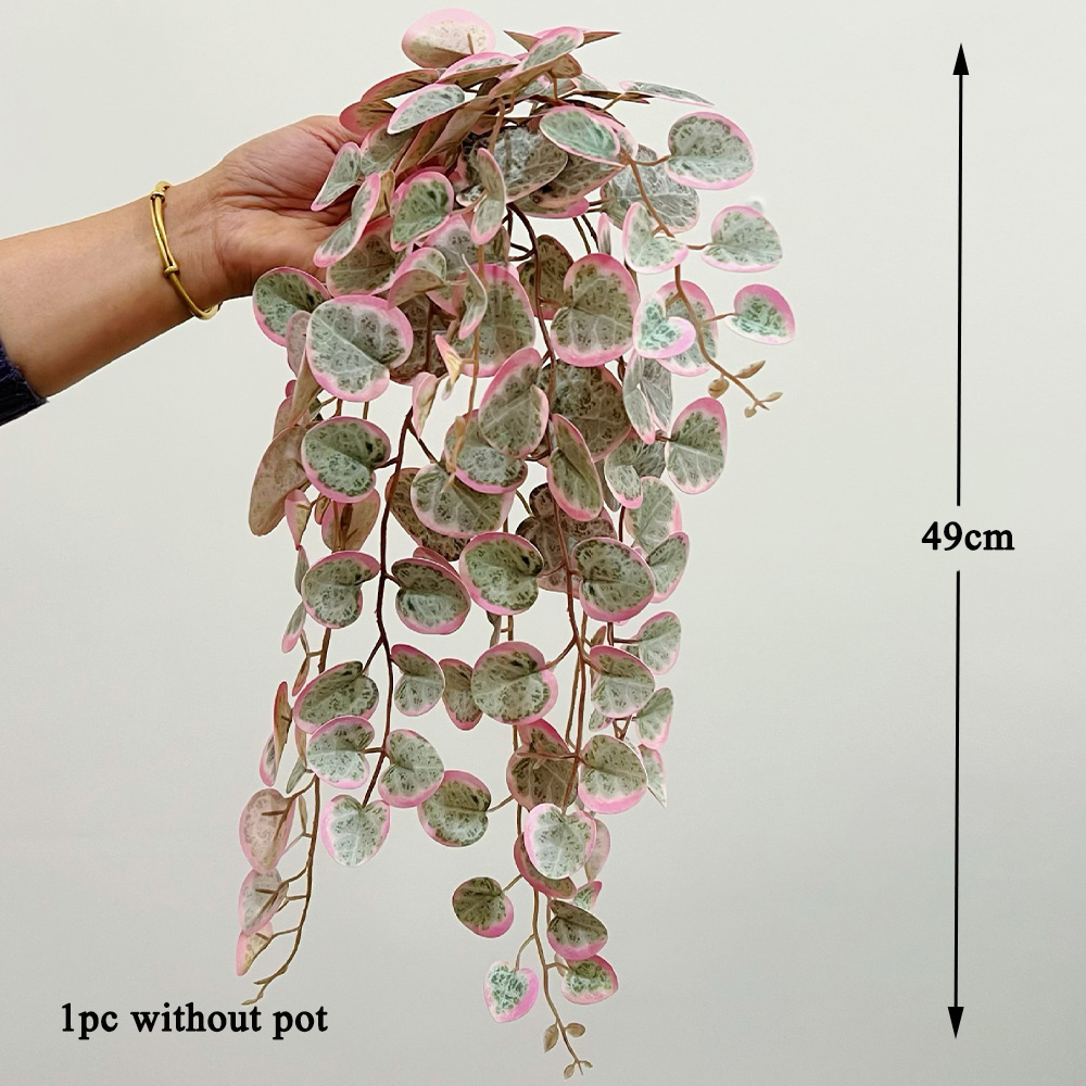 Tanaman merambat buatan 49cm,  - Rattan Plant Basket ulasan dan harga