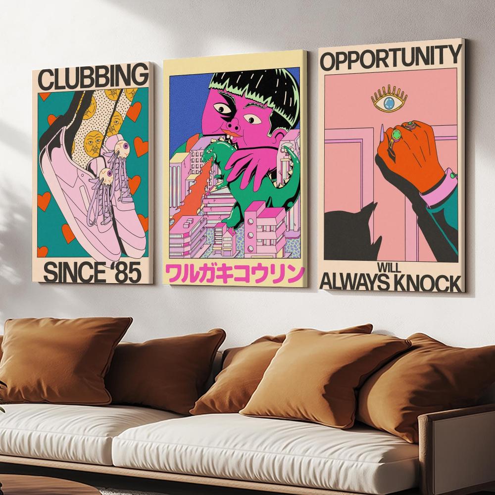 Lukisan Dinding Berbingkai Gay - Home Decor Y2K ulasan dan harga