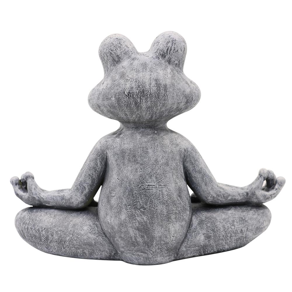 Patung kecil katak 2023 Resin  - Home Decor Za ulasan dan harga
