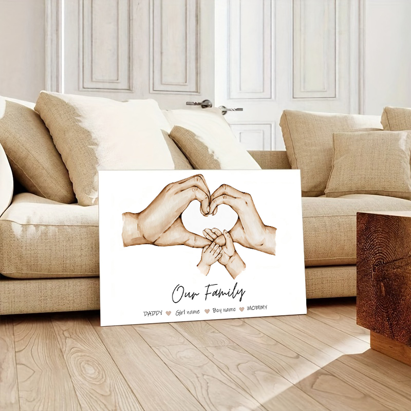 Lukisan Kanvas Nama Keluarga K - Home Decor Theme ulasan dan harga