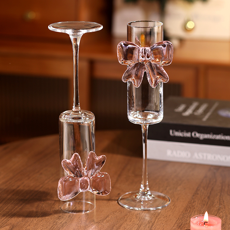 Gelas Champagne Berbentuk Pita - Home Decor Y2K ulasan dan harga