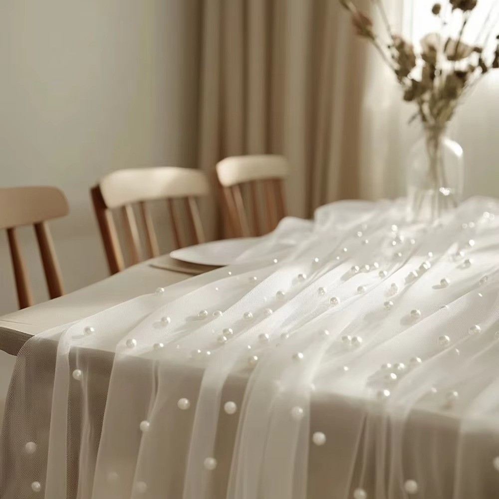 Taplak Meja Pernikahan Mewah S - Linen Table Runner ulasan dan harga