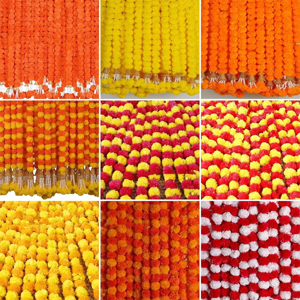 Karangan Bunga Marigold Buatan - Home Decor Indonesia ulasan dan harga