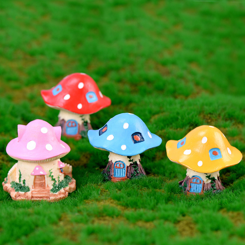 1 PC Kawaii Taman Mini Jamur R - Home Decor Za ulasan dan harga