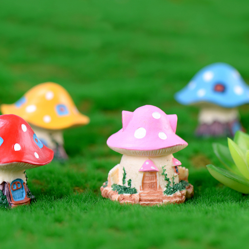 1 PC Kawaii Taman Mini Jamur R - Home Decor Za ulasan dan harga