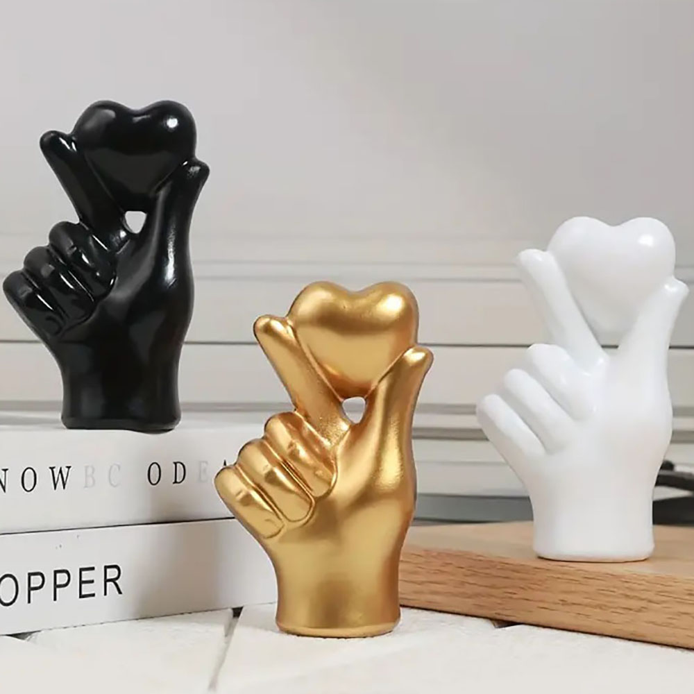 Patung gerakan tangan hati, or - Home Decor Y2K ulasan dan harga