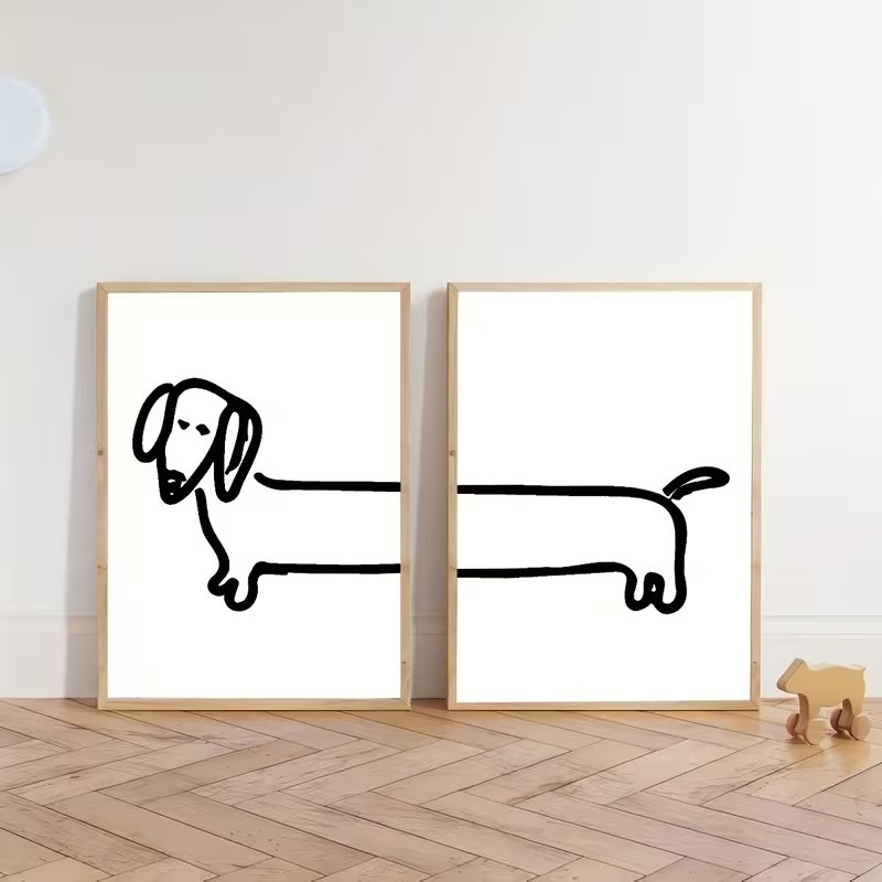 2 Buah Gambar Poster Lukisan K - Home Decor Theme ulasan dan harga