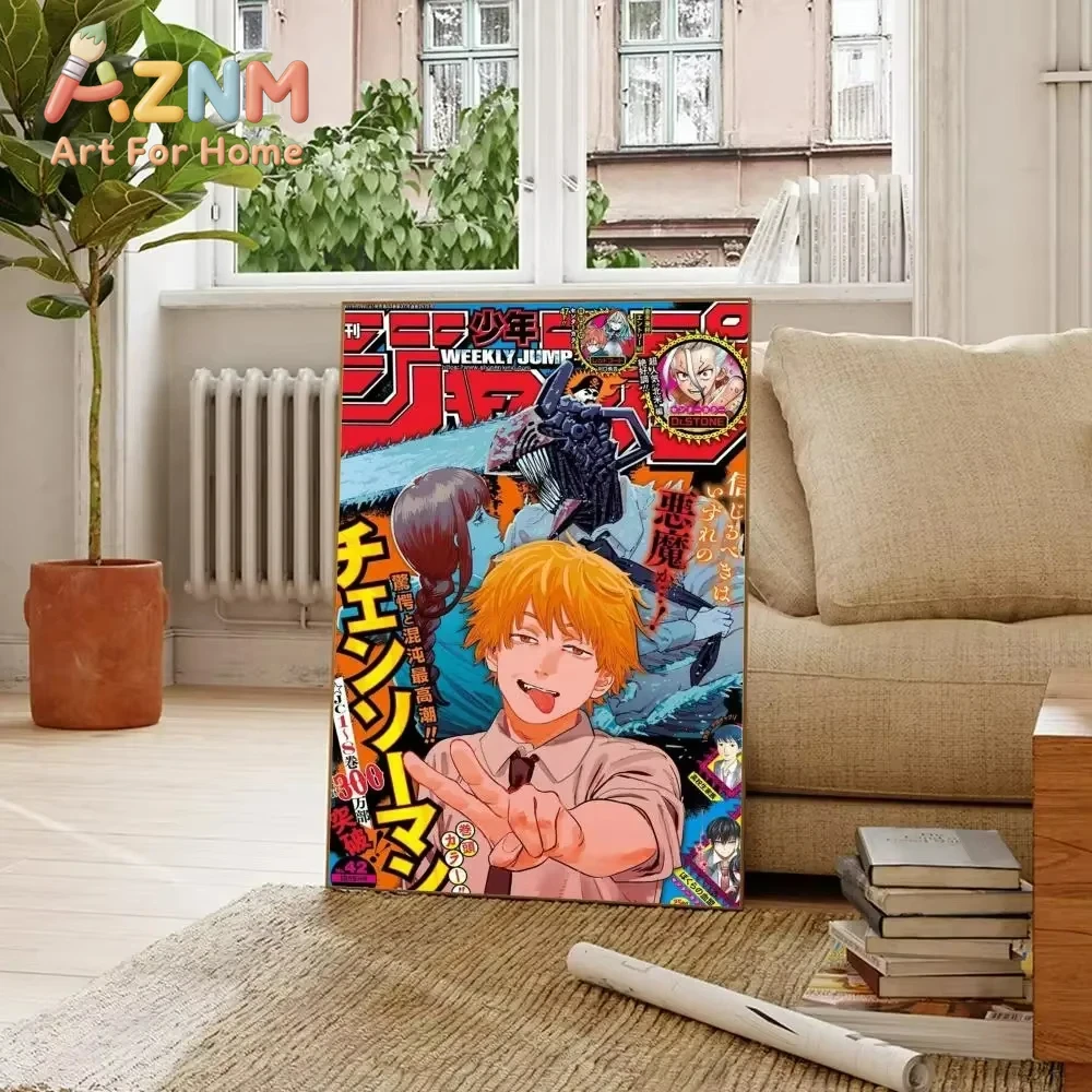 Lukisan Kanvas Bertema Anime C - Home Decor Magazine ulasan dan harga