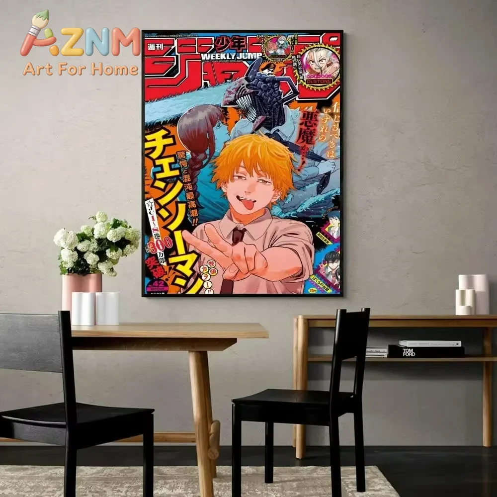 Lukisan Kanvas Bertema Anime C - Home Decor Magazine ulasan dan harga