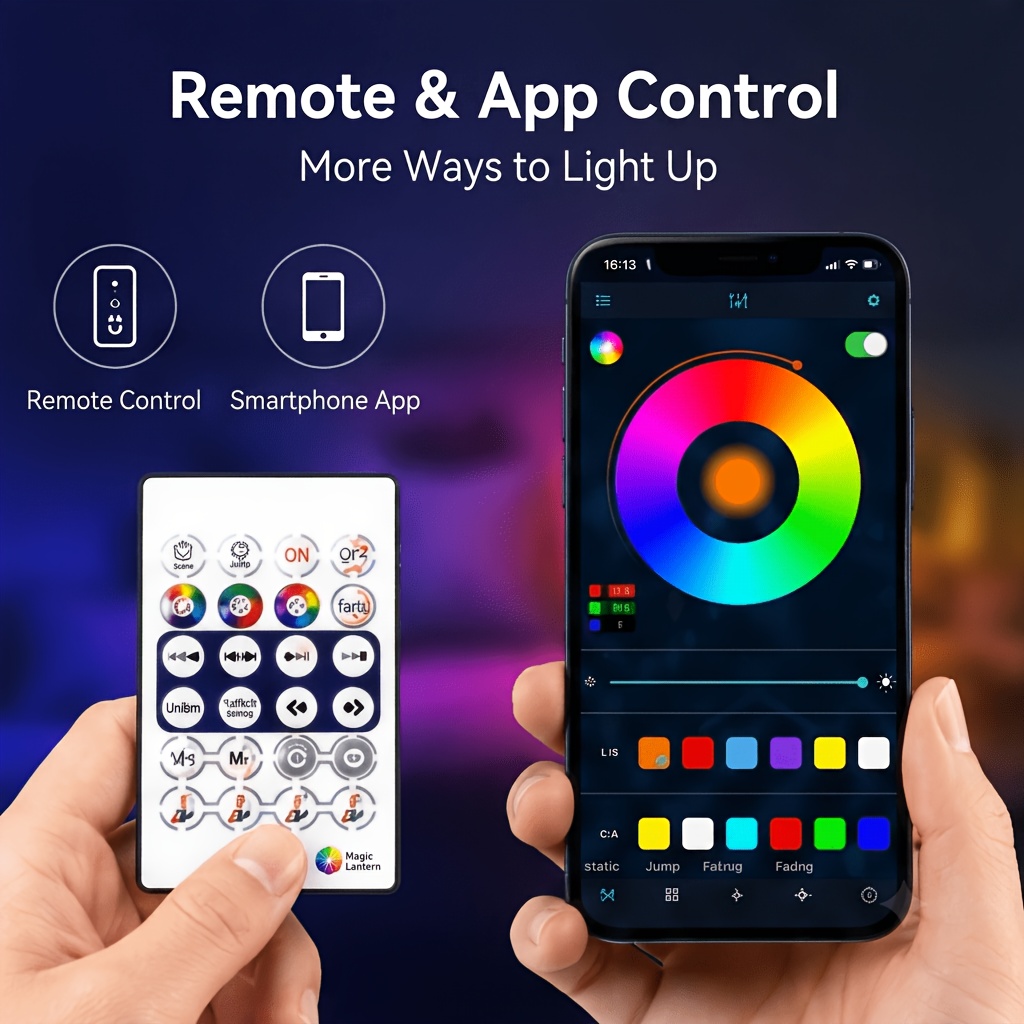 Lampu Neon LED RGBIC Fleksibel - Home Decor Free App ulasan dan harga
