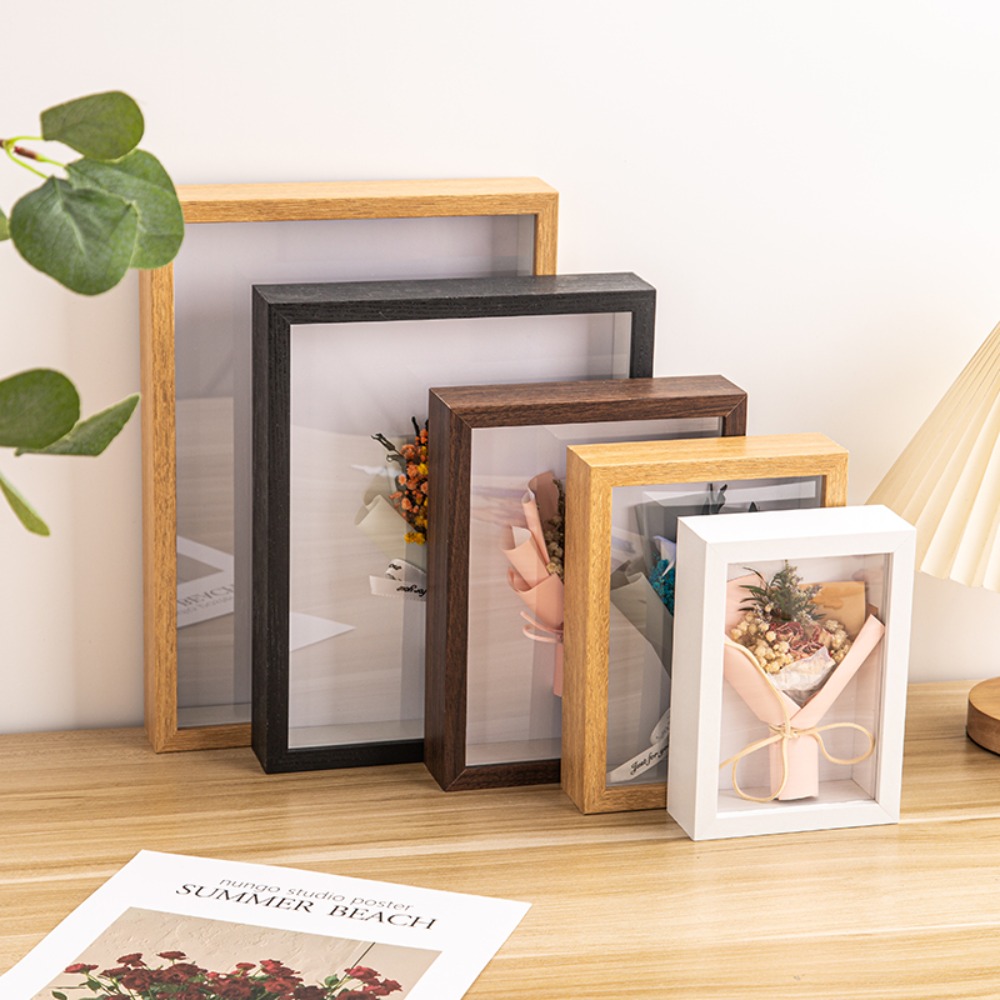 Bingkai Kotak Bayangan Multi-u - Bamboo Photo Frame ulasan dan harga