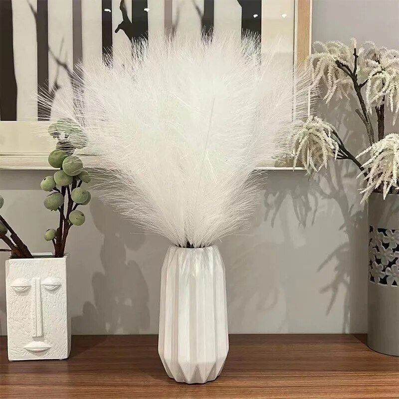 10 buah Pompous rumput buatan  - Pampas Grass Decor ulasan dan harga