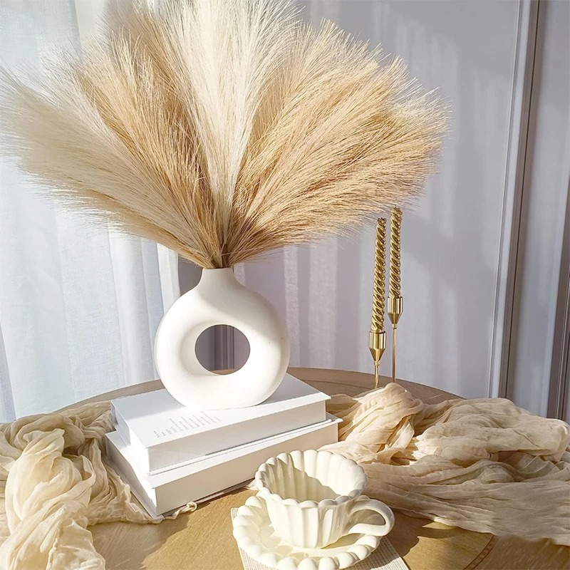 5/10 Buah 55CM Dekorasi Rumput - Pampas Grass Decor ulasan dan harga