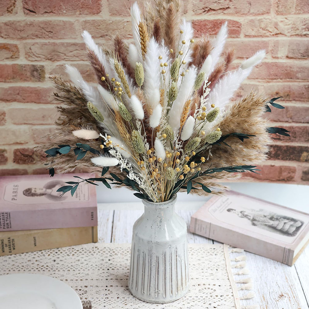 100 pcs Buket Rumput Pampas Ke - Pampas Grass Decor ulasan dan harga