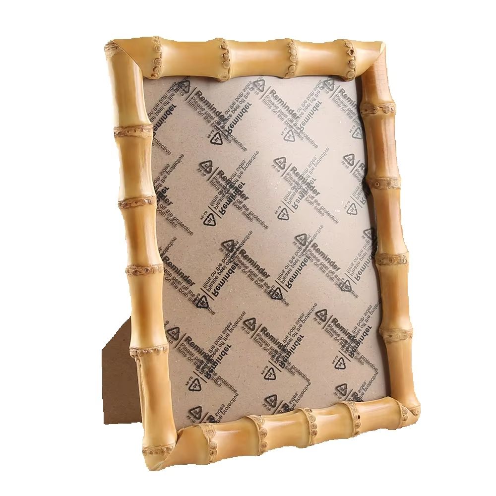 Bingkai Foto Akar Bambu Alami  - Bamboo Photo Frame ulasan dan harga
