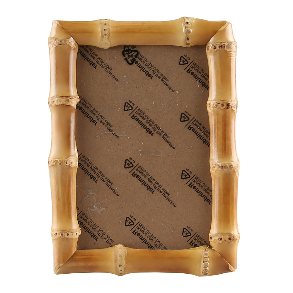 Bingkai Foto Akar Bambu Alami  - Bamboo Photo Frame ulasan dan harga