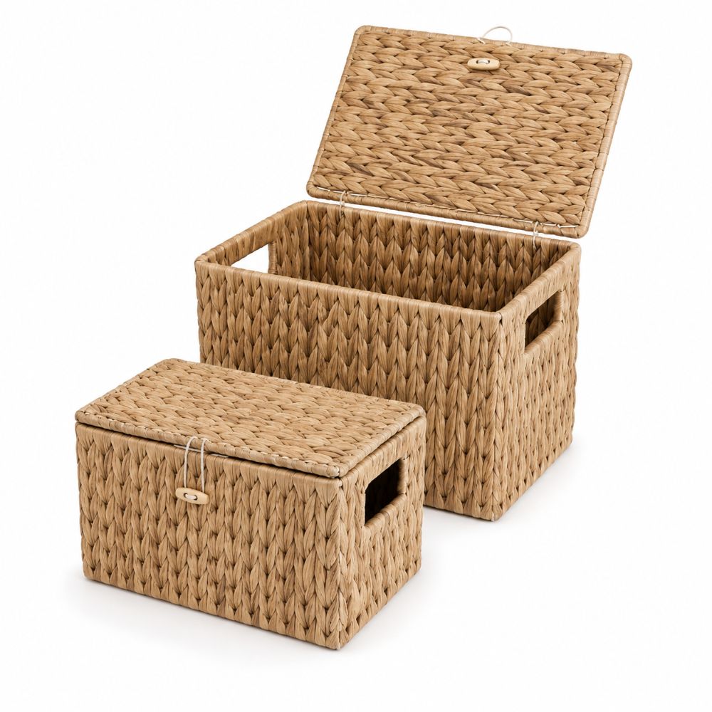 Keranjang Penyimpanan Anyaman  - Rattan Plant Basket ulasan dan harga