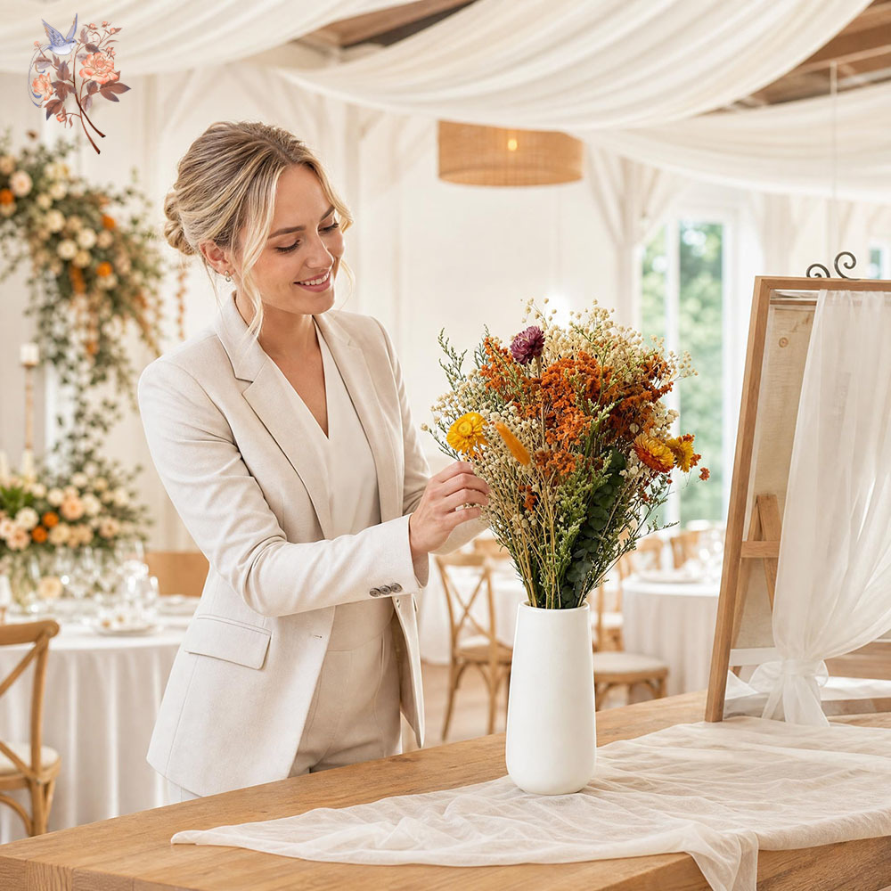 Buket Bunga Kering Musim Gugur - Pampas Grass Decor ulasan dan harga