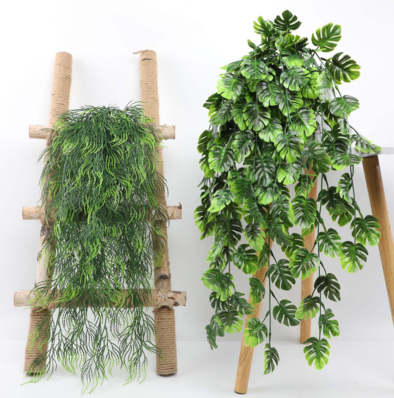 Tanaman bunga gantung buatan 8 - Rattan Plant Basket ulasan dan harga