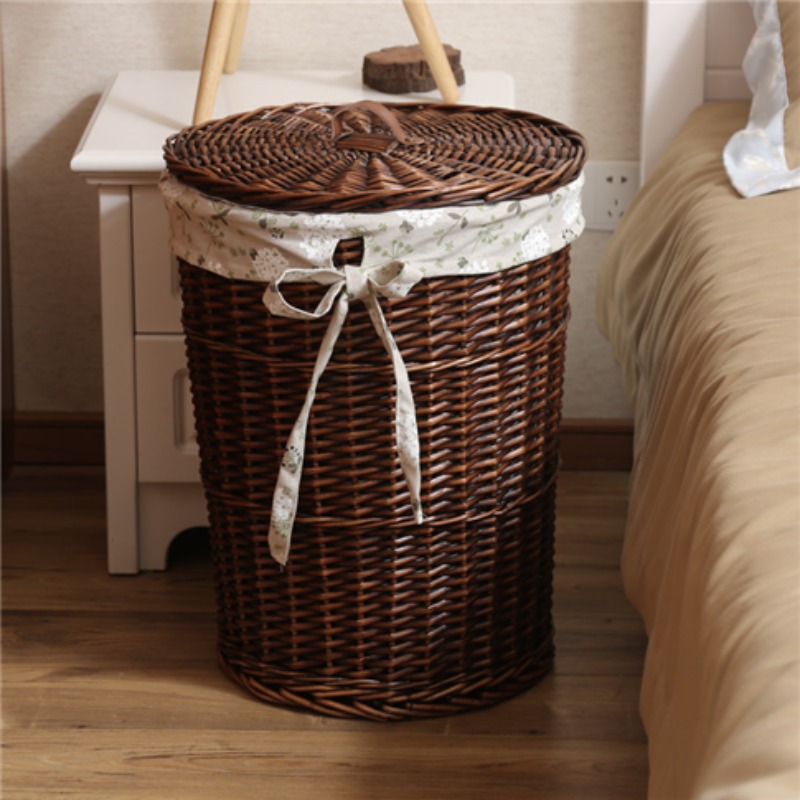 Keranjang Pakaian Kotor Anyama - Rattan Plant Basket ulasan dan harga