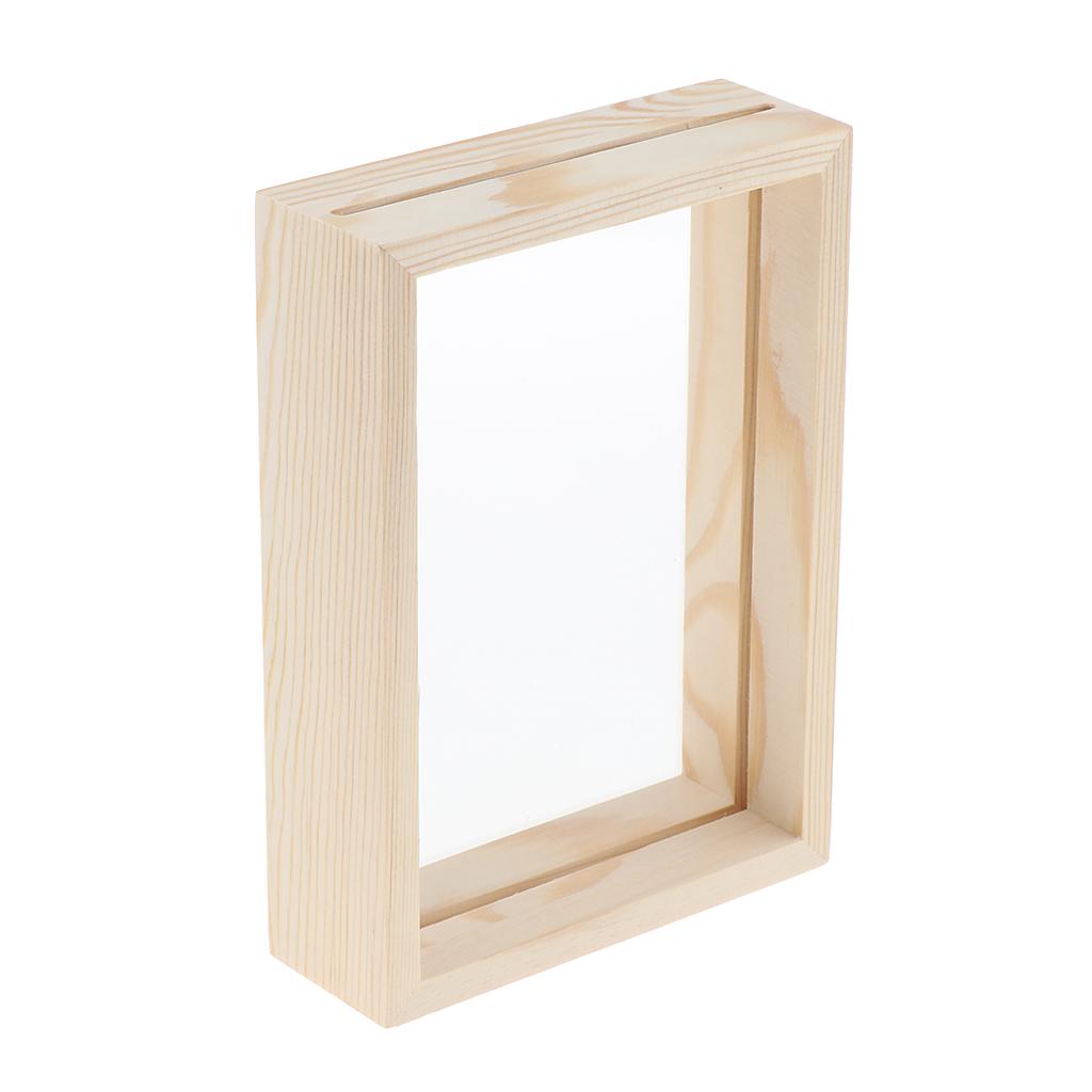 Bingkai kayu transparan terbua - Bamboo Photo Frame ulasan dan harga