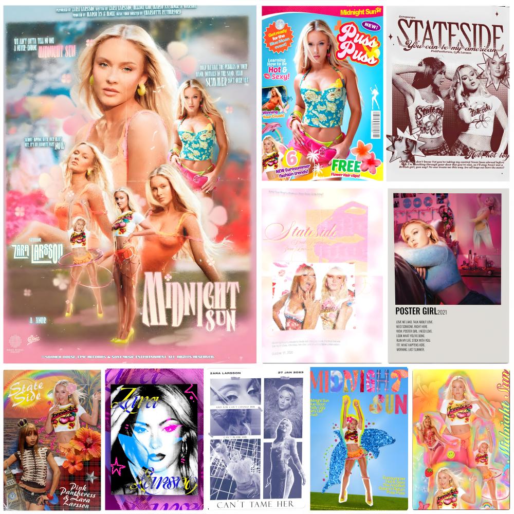 Poster Singer Z-Zara L-Larsson - Home Decor Za ulasan dan harga