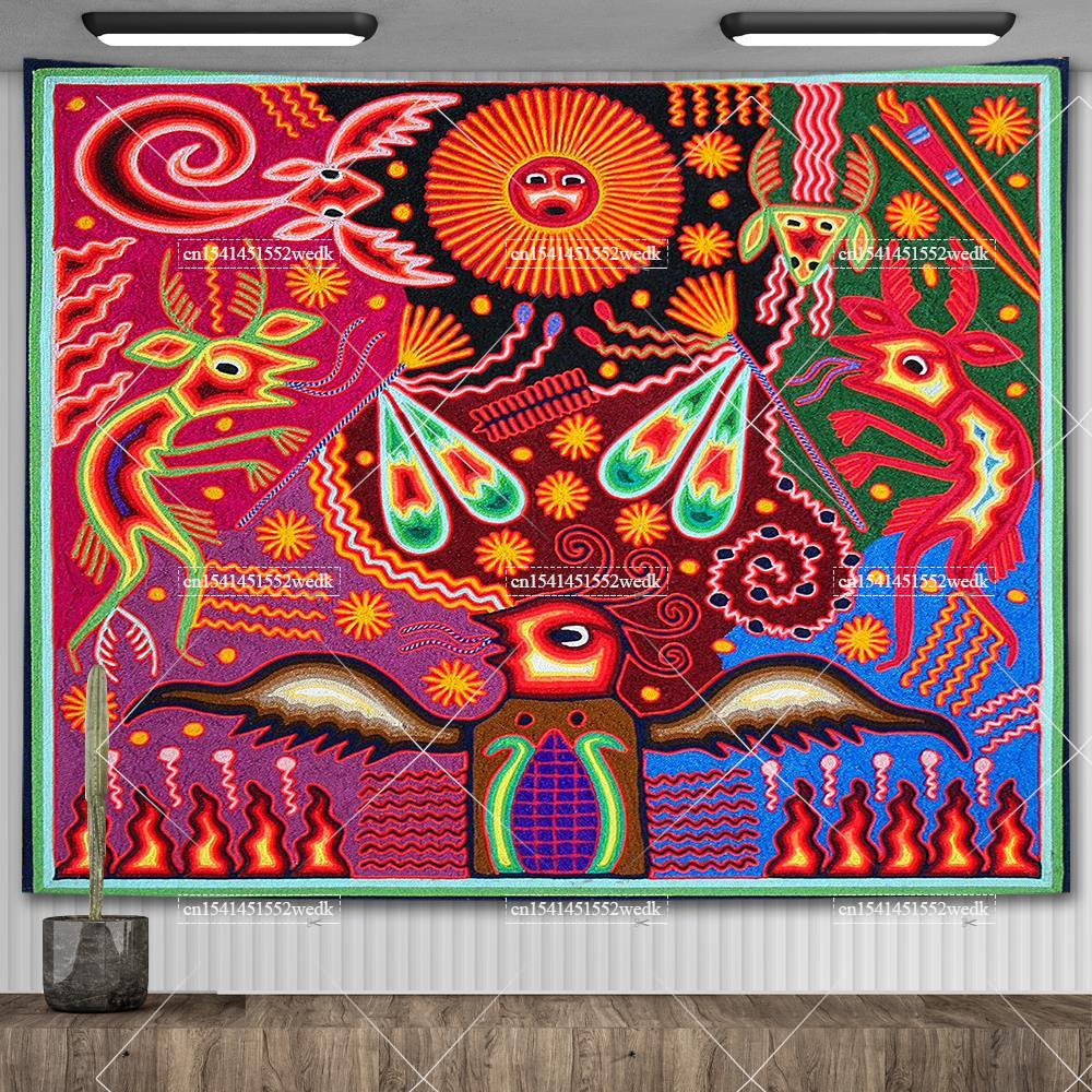 Meksiko Mayan Tribal seni perm - Home Decor Indonesia ulasan dan harga
