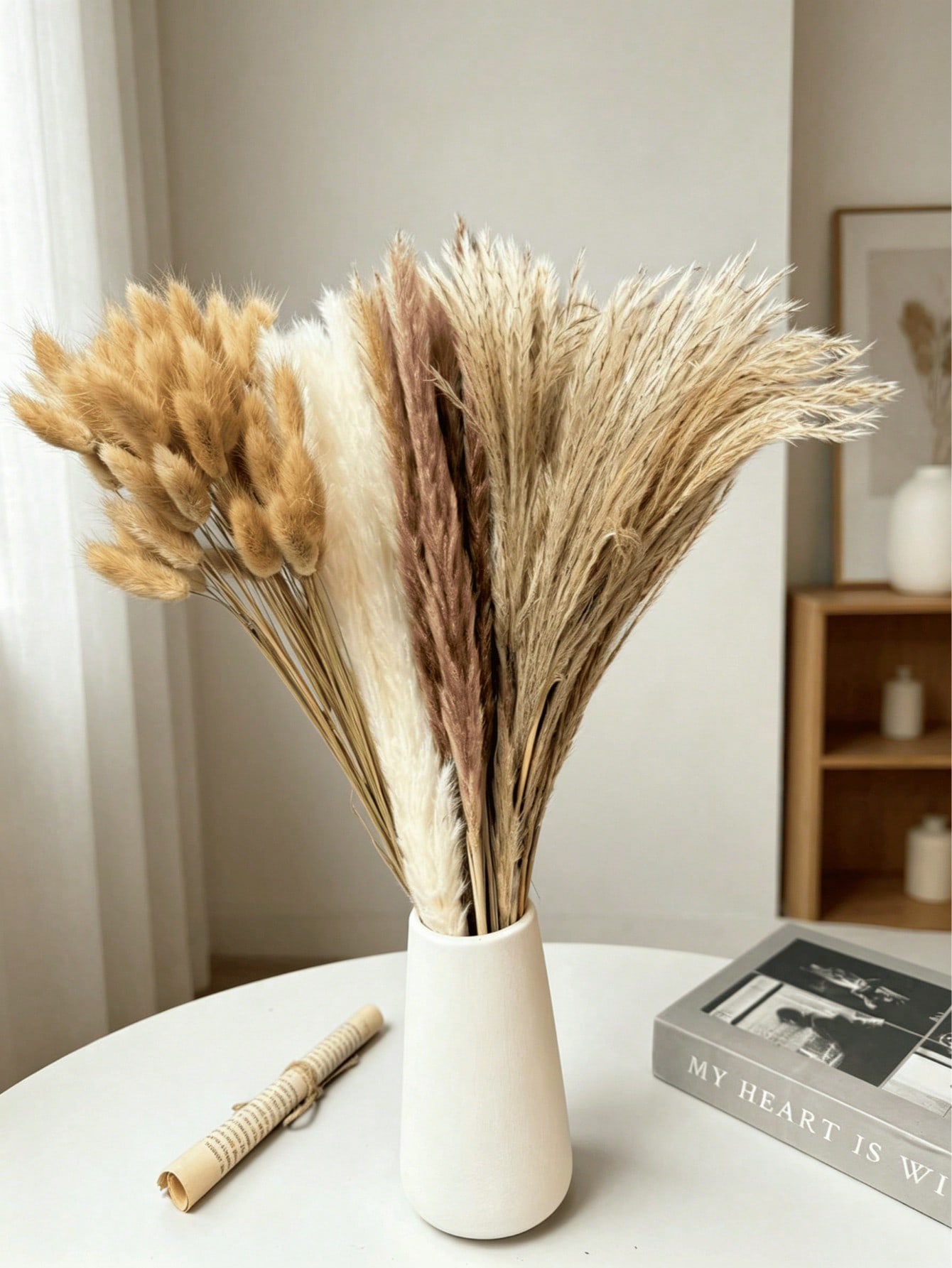 10/20/30 Buah Dekorasi Rumput  - Pampas Grass Decor ulasan dan harga