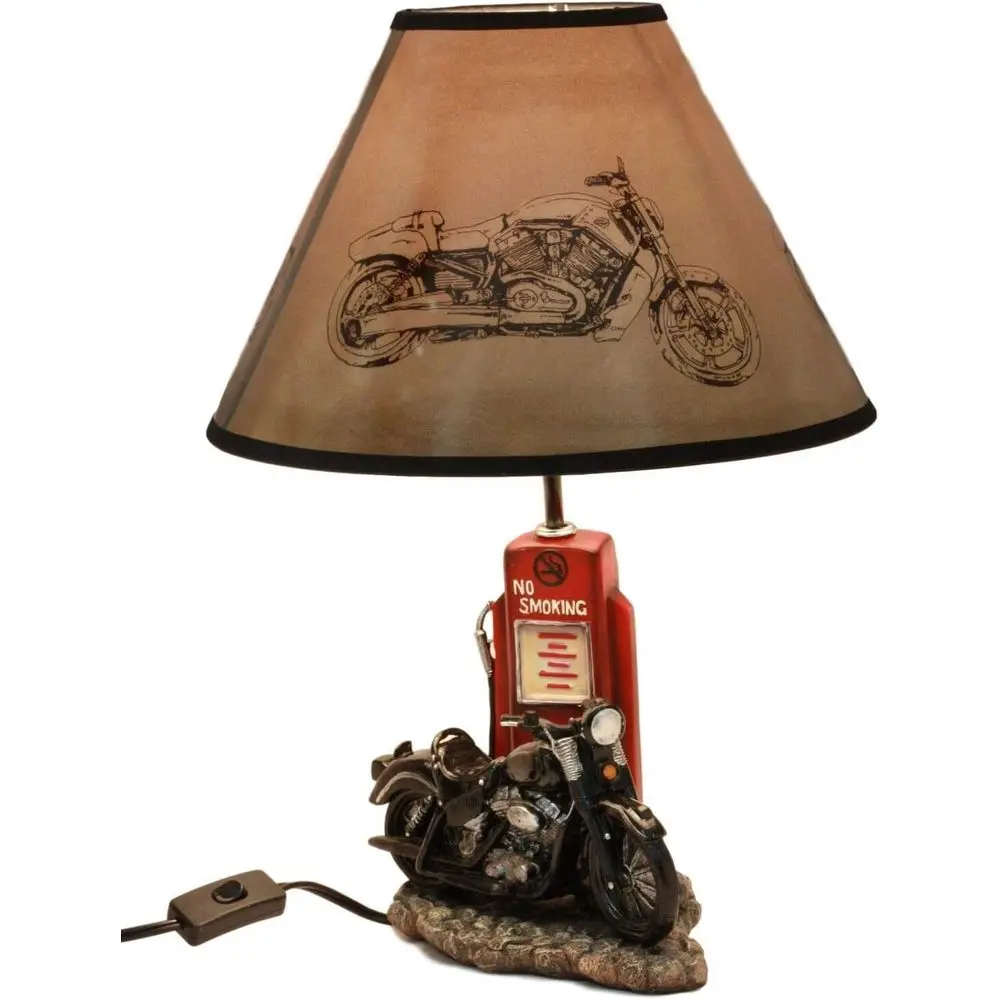 Lampu Meja Pompa Bensin Motor  - Home Decor Theme ulasan dan harga
