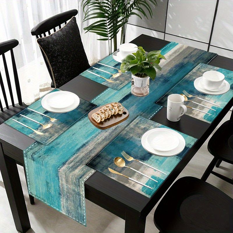 VIKAMA Morandi Set Alas Meja T - Linen Table Runner ulasan dan harga
