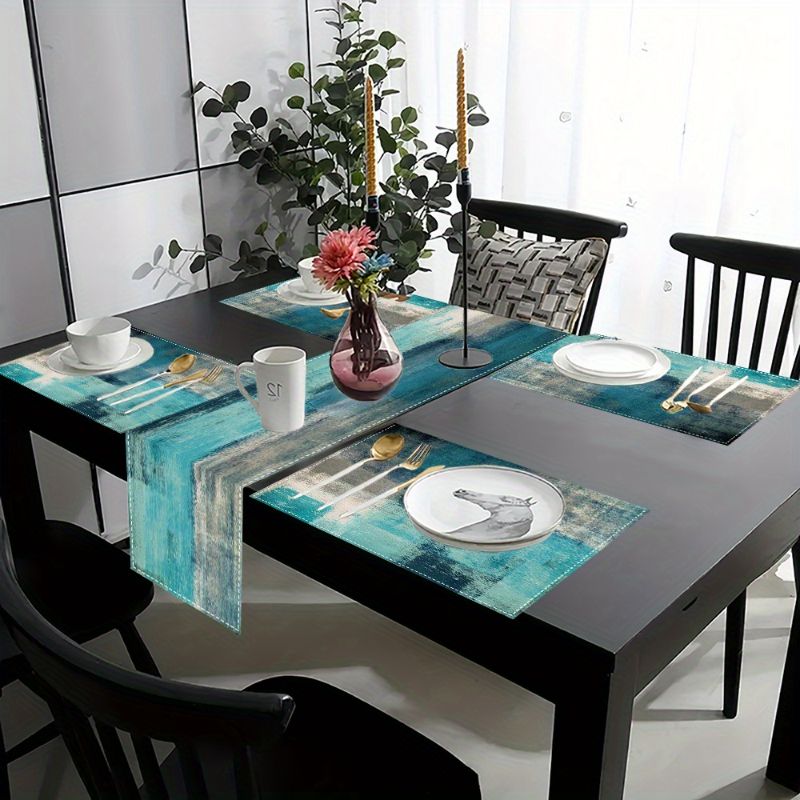 VIKAMA Morandi Set Alas Meja T - Linen Table Runner ulasan dan harga