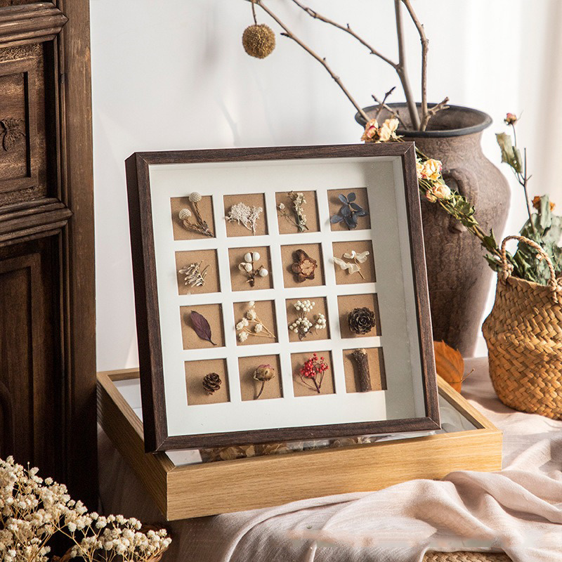 Bingkai Foto Kayu 3D Kedalaman - Bamboo Photo Frame ulasan dan harga
