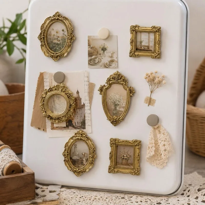 10/5pcs Bingkai Foto Mini Resi - Bamboo Photo Frame ulasan dan harga