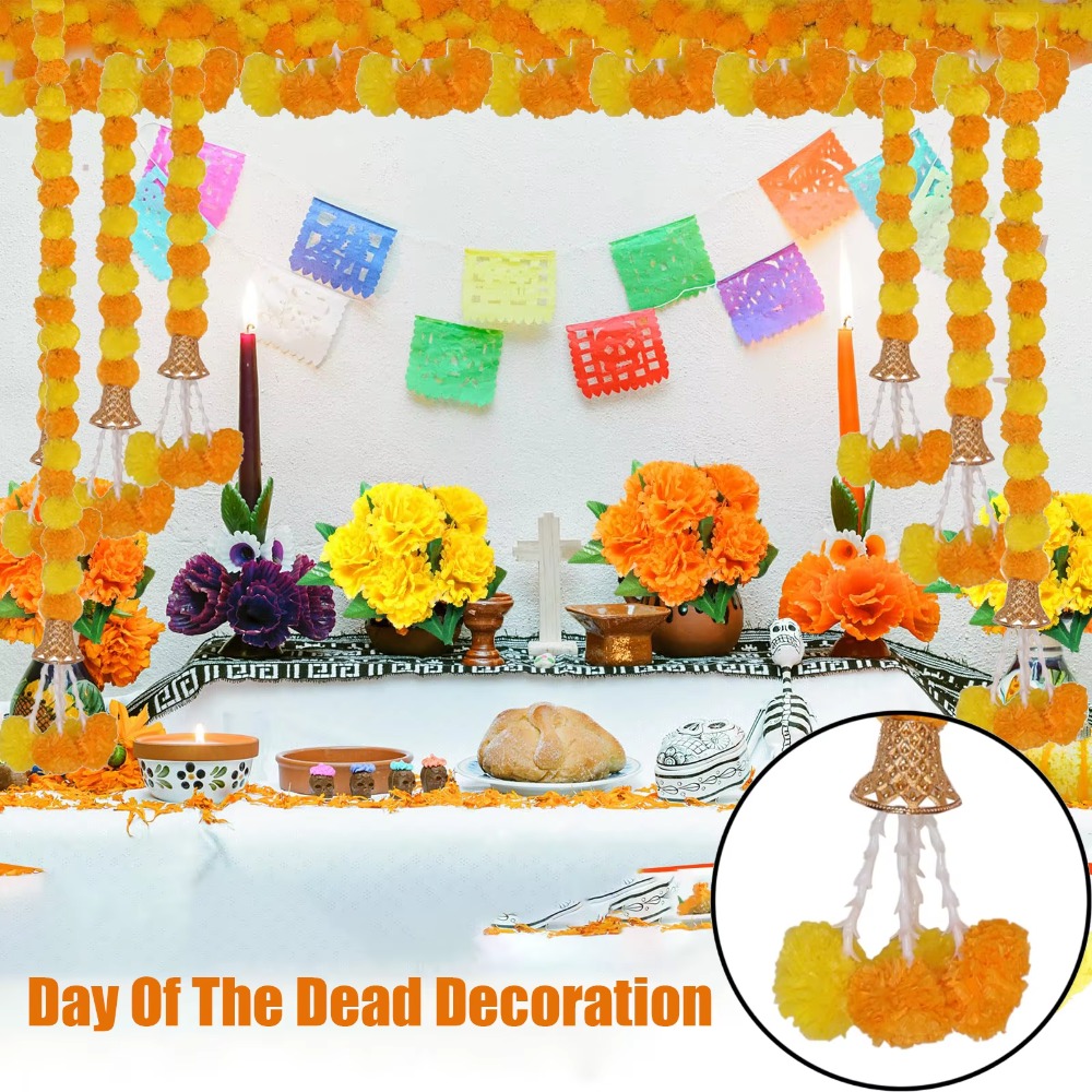 Karangan Bunga Marigold Buatan - Home Decor Indonesia ulasan dan harga