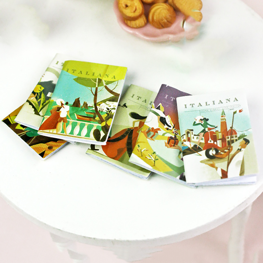 6 Buah 1/12 Aksesori Miniatur  - Home Decor Magazine ulasan dan harga